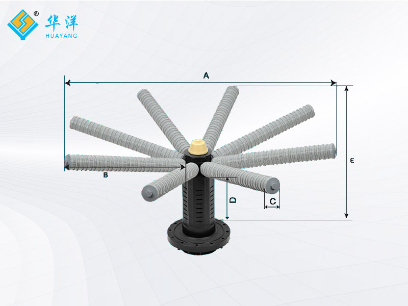 八爪过滤型侧装下布水器